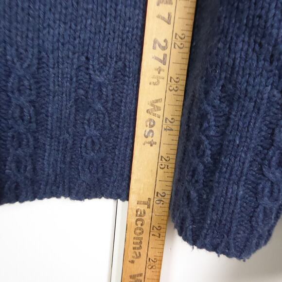VTG High Sierra Sweater Mens SZ M Wool Blend 1/4 Zip Fair Ilse Nordic Cozy - Picture 7 of 10